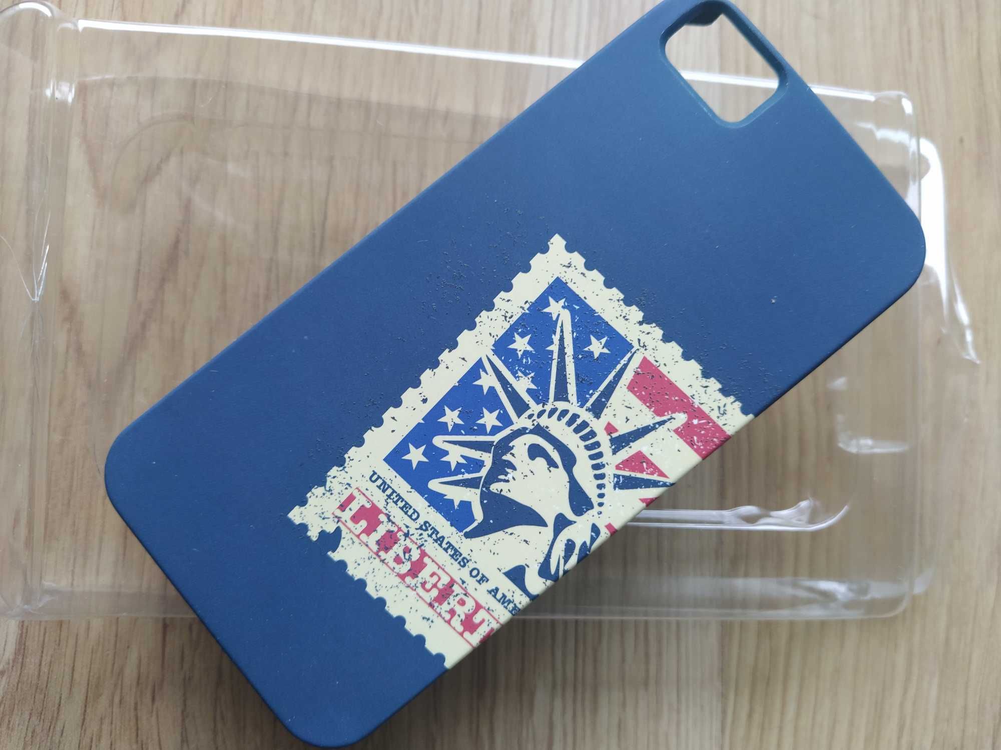 Plecki statua wolności IPHONE 5/5s granatowe - NOWE