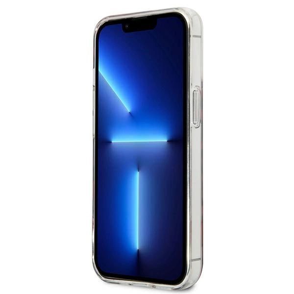 Etui Guess Leopard na iPhone 13 Pro / iPhone 13 - czerwone