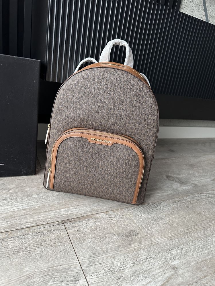 Nowy plecak Jaycee Large Michael Kors brown monogram