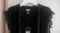 Zwiewna sukienka DKNY 36 plisy