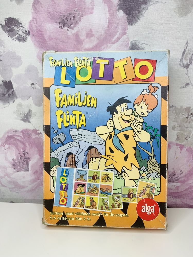 Gra Lotto, Memory Flintstonowie Hanna-Barbera, vintage