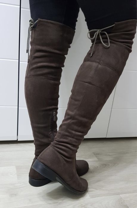 Комплект ботфорты + куртка