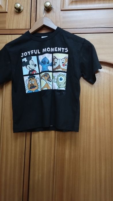 T-shirt nova, unissesso, Zara. Tam. 8 anos