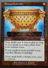 Magic the Gathering  - Bronze Calendar  - Unglued Edition