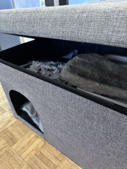 Skrzynia legowisko dla kota