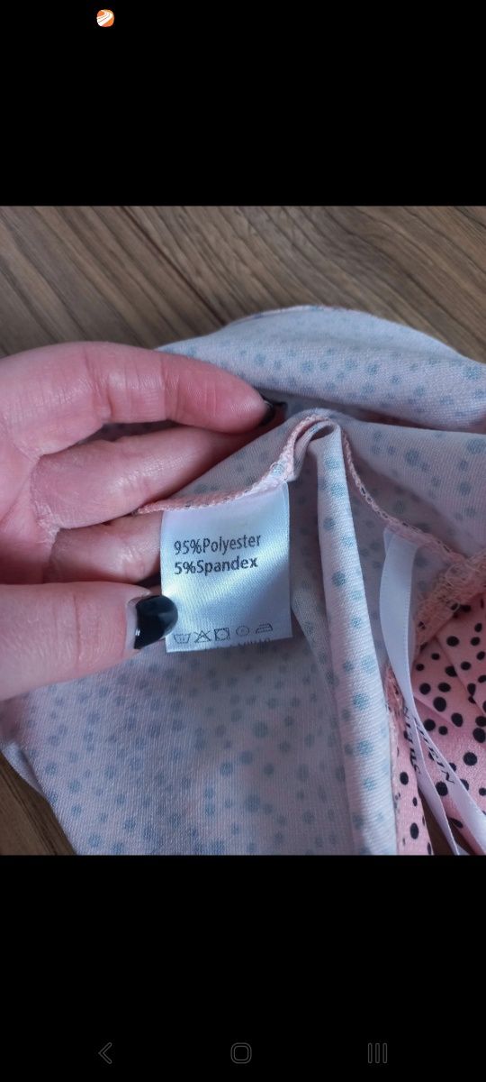 Crop top na jedno ramię rozmiar S