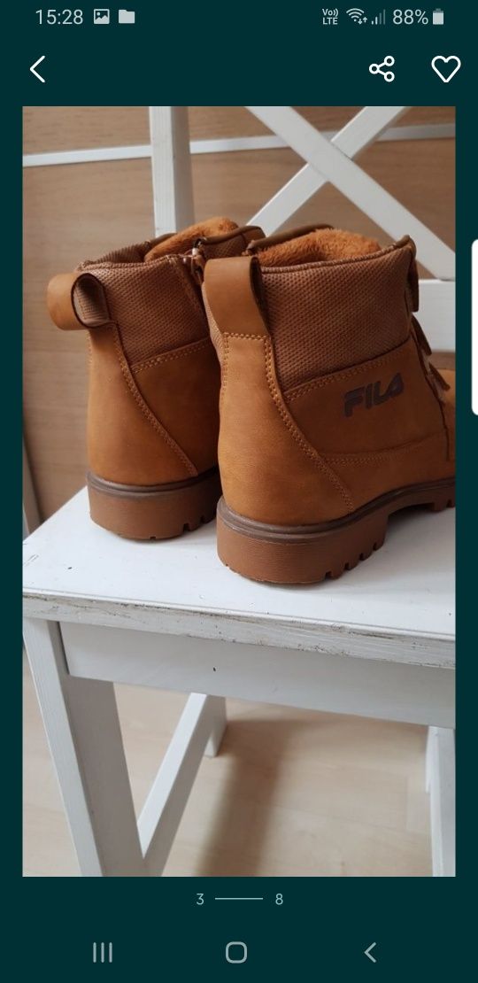 Buty zimowe Fila r37