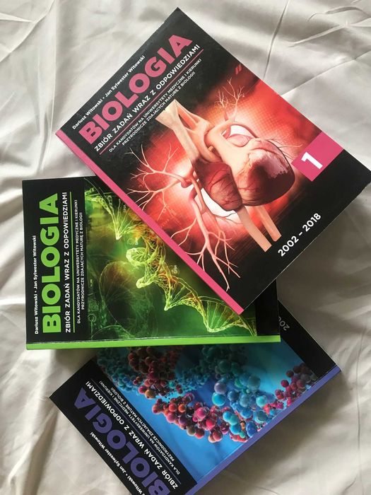 Biologia zbiory zadań Witowski cały zestaw 1,2,3