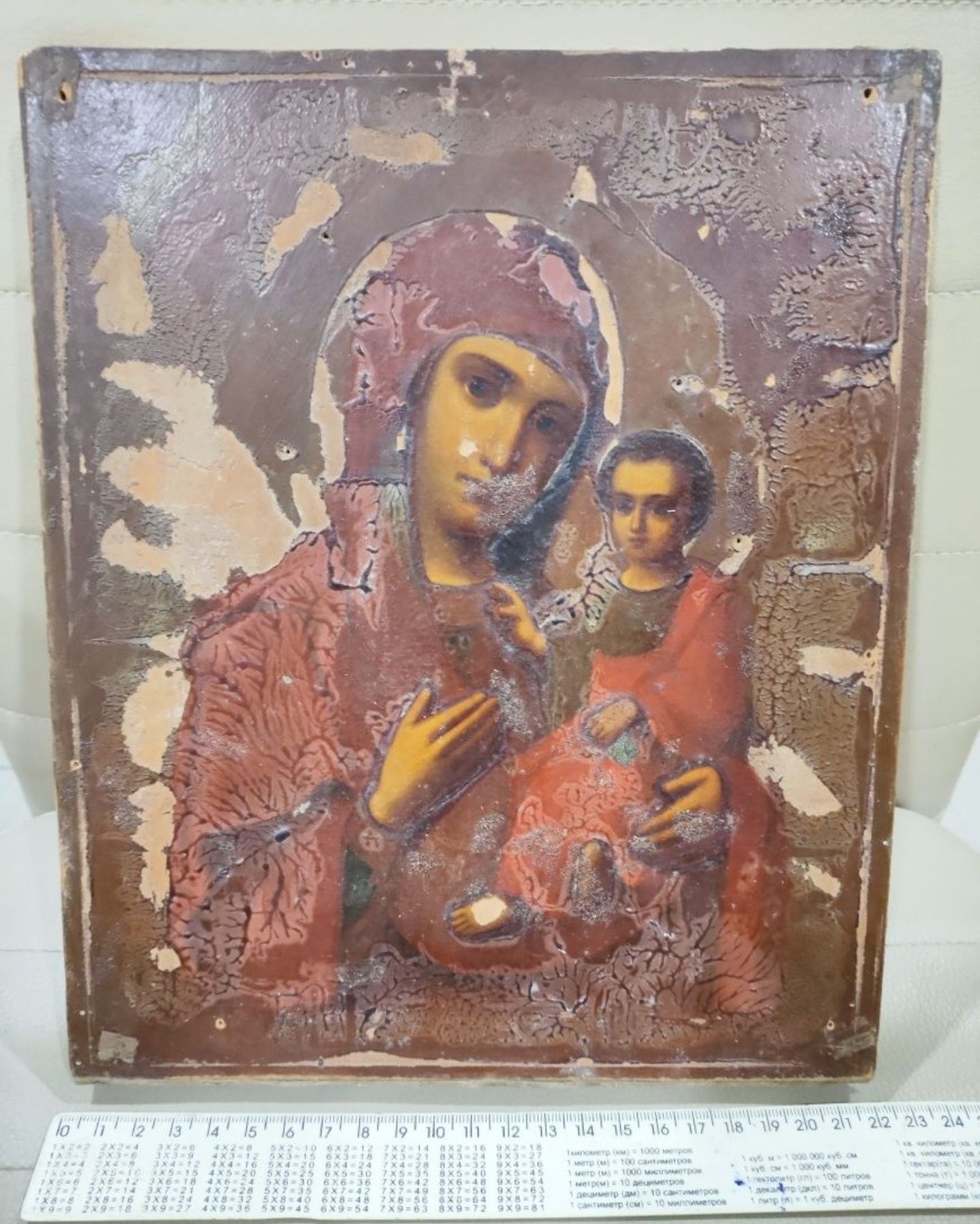 Старовинна ікона матері Божої