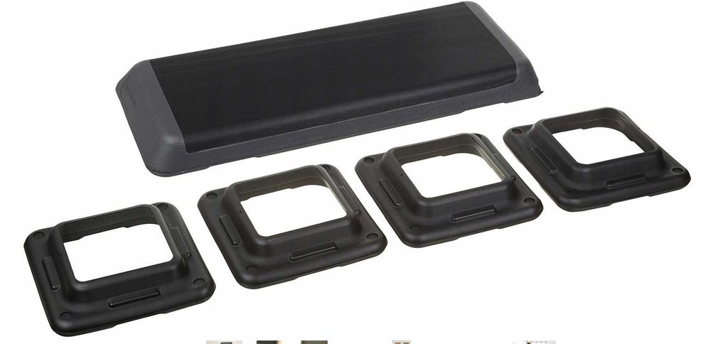 STEP do ćwiczeń fitness 2 STOPNIOWY CZARNY Amazon