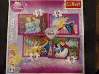 Puzzle Księżniczki 4w1