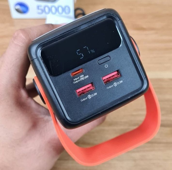 Павербанк 50000mAh(22.5w) BORAFONE швидка зарядка.фонарік