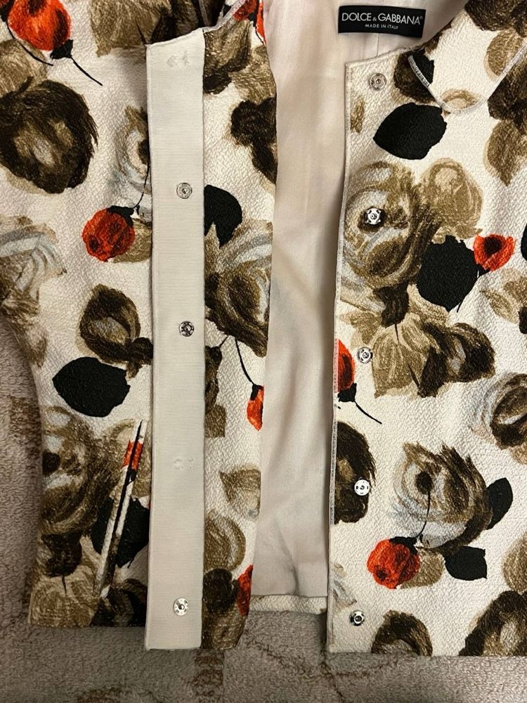 Накидка, оригинал. Dolce Gabana, цветочный принт