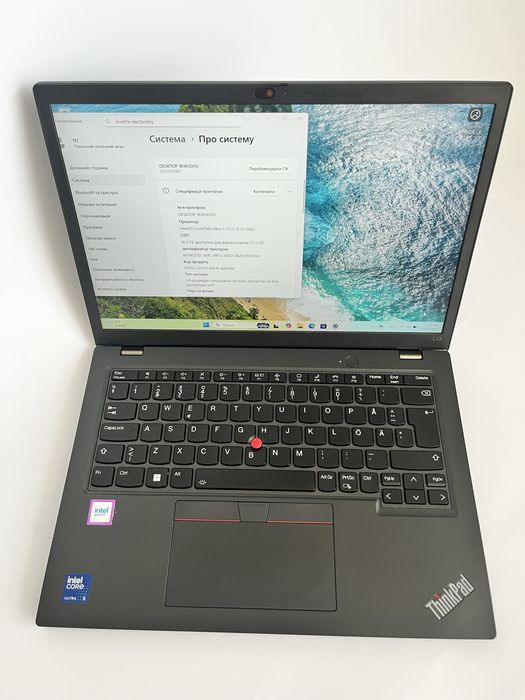 Lenovo thinkpad L13 gen5 ultra5 125u 16ram512ssd 13.3inch wuxga ips