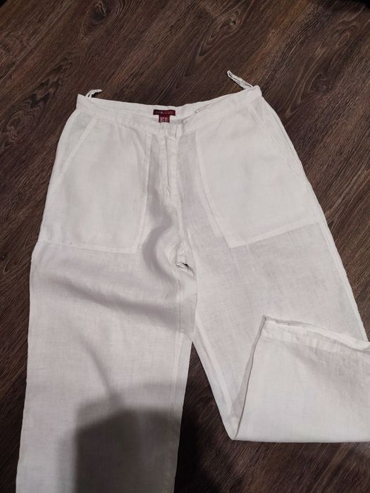 Штани бриджі льняні