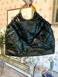 Shopperka Vintage czarna torebka
