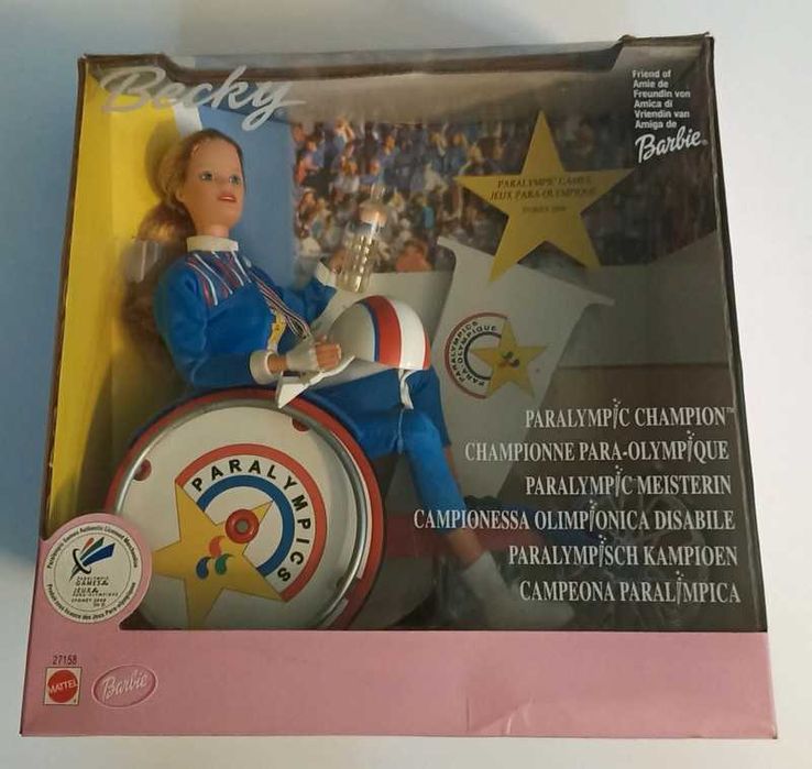 Barbie Becky amiga, Paralympic Champion, Sydney 2000, ano 1999