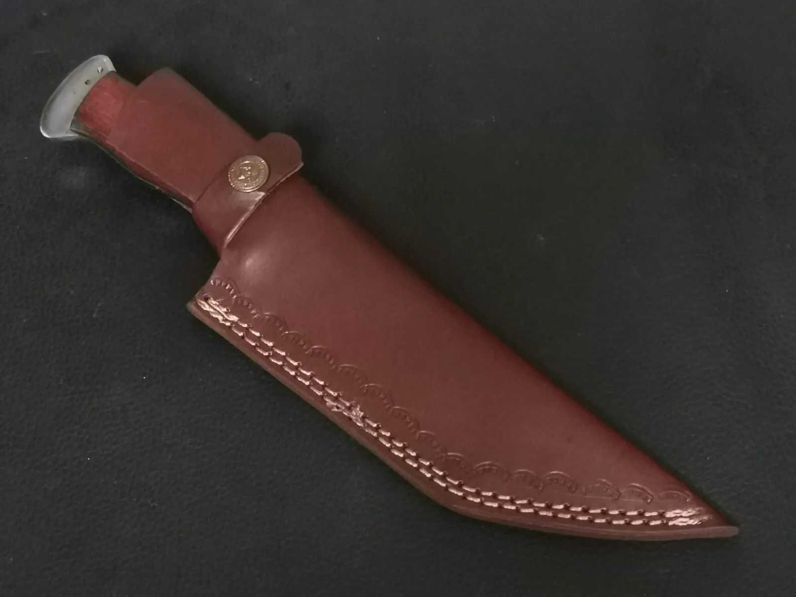 DAMAST nóż myśliwski TANTO stal damasceńska 26 cm. ręcznie wykonany
