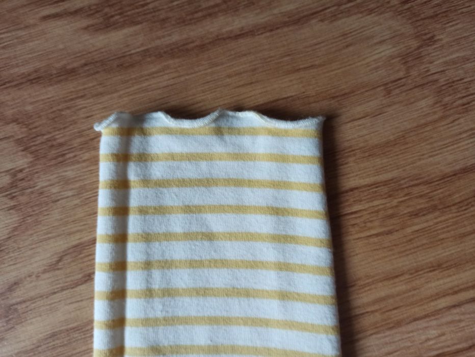 Bluzeczka żółta w paski  pszczółka Tchibo 110/116