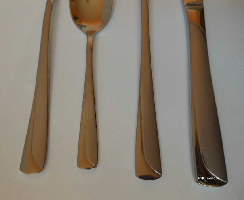 HOFFNER Zestaw sztućców 24 elementy Satyna, Komplet Sztućce 6 osobowe