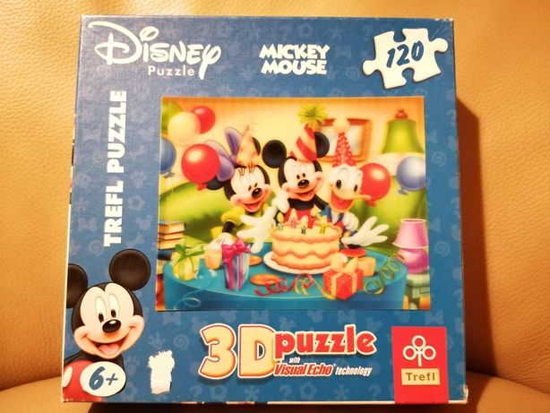 Puzzle Mickey Mouse 120 elementów x 2