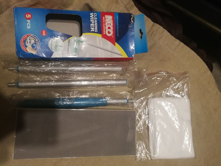 Швабра с алюминиевой рукояткой