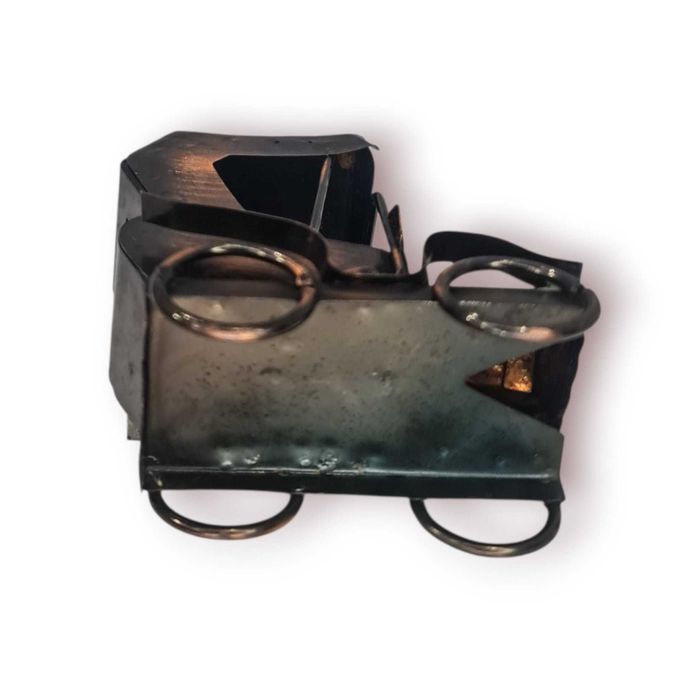 Mini Escultura Artesanal Cobre – Carro Vintage Decorativo (37 g)