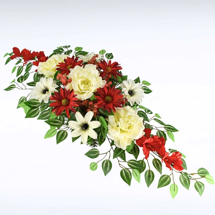 STROIK na cmentarz BUKIET na pomnik Kompozycja ZESTAW KOMPLET na grób