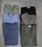 Zestaw swetrów Dressman XL 100% merino