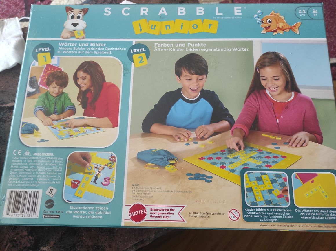 Scrabble junior w języku niemieckim