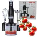 Blender MPM 3w1 700W czarny, miksowanie, siekanie, rozdrabnianie