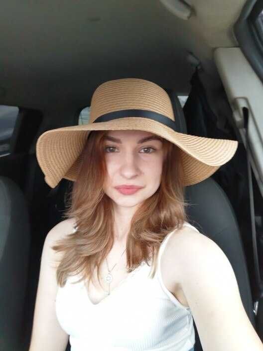 Шляпа - женская летняя пляжная соломенная широкополая канотье продам