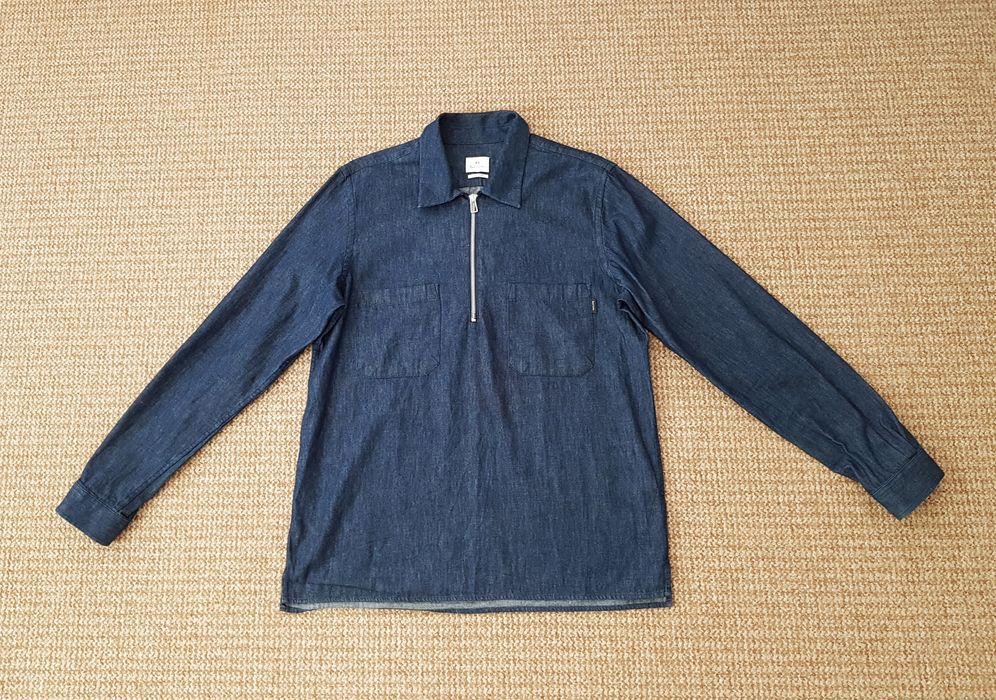PS by Paul Smith джинсова кофта casual fit lampo zipper оригінал L