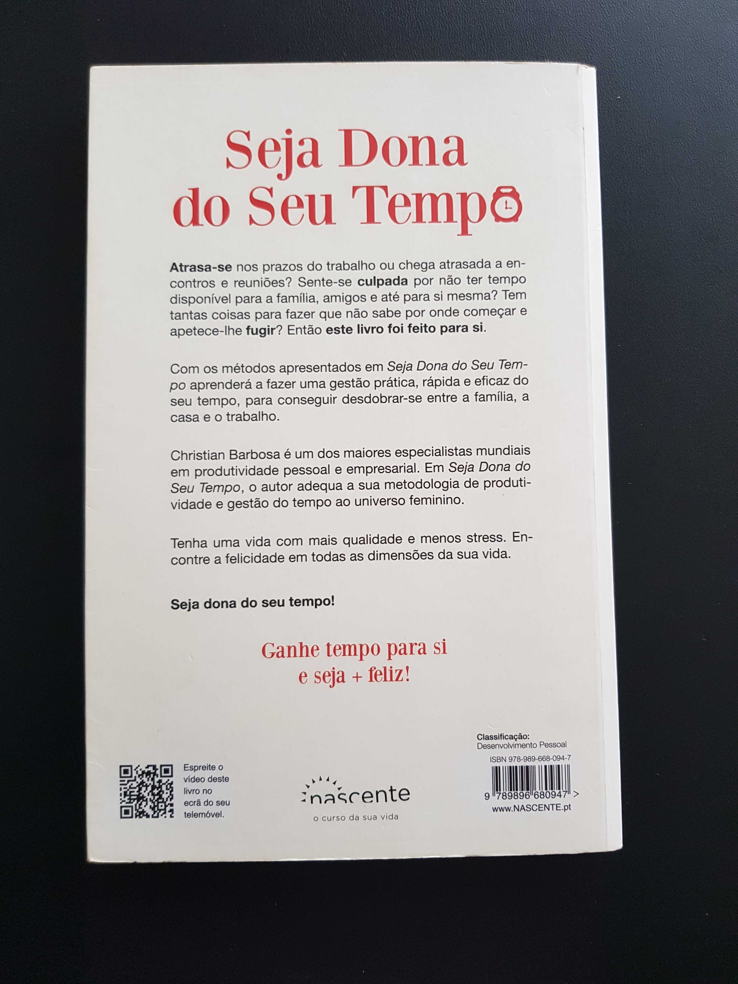 Livro "Seja dona do seu tempo"