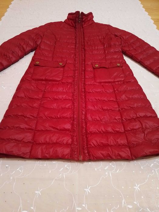 Куртка стьобана подовжена пальто плащик весна осінь