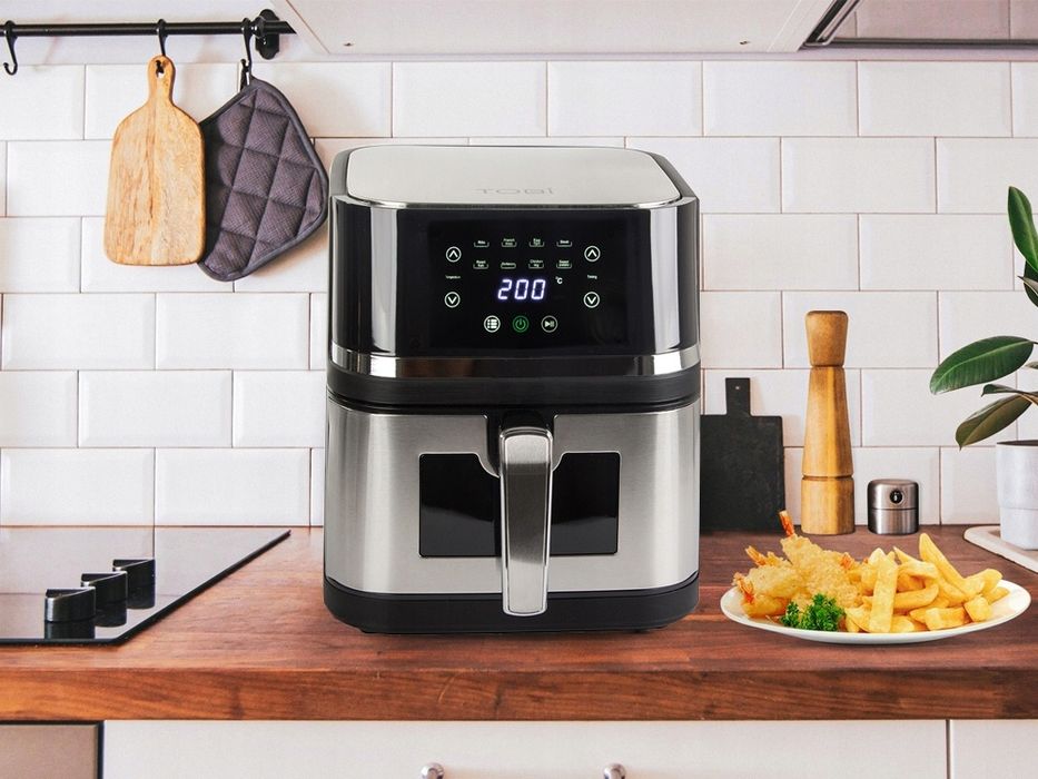 Frytkownica beztłuszczowa air fryer duża 10L 2400w