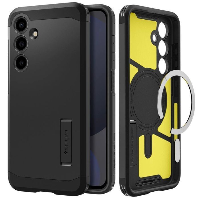 Etui Spigen Tough Armor MagSafe na Samsung Galaxy S24 FE - czarne