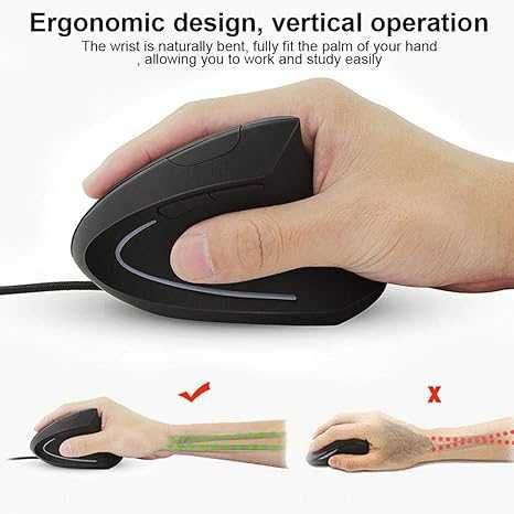 Mysz przewodowa Ergonomic