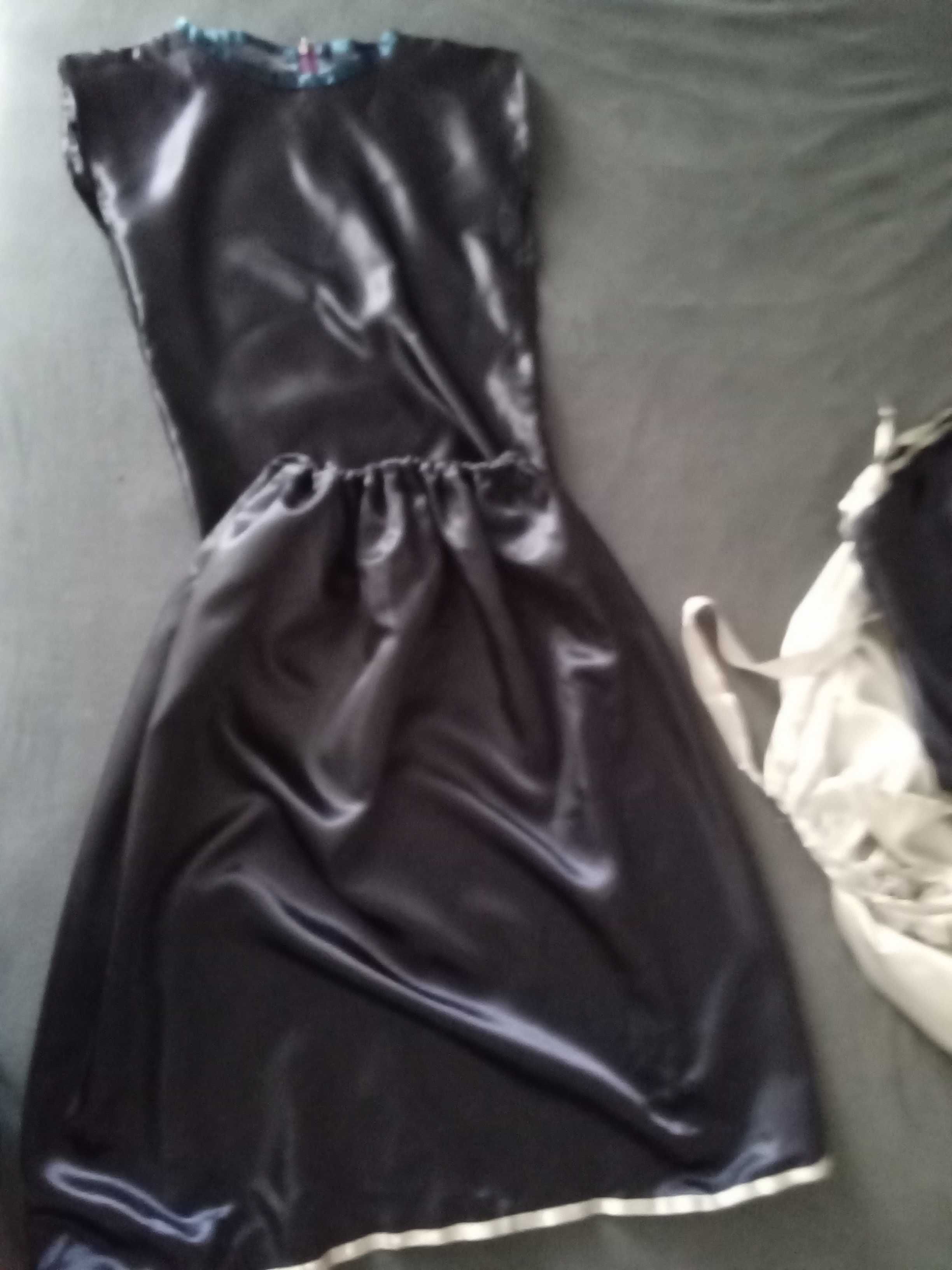 Przebranie kostium peleryna 146 2*spódnica bluzka choinka bal