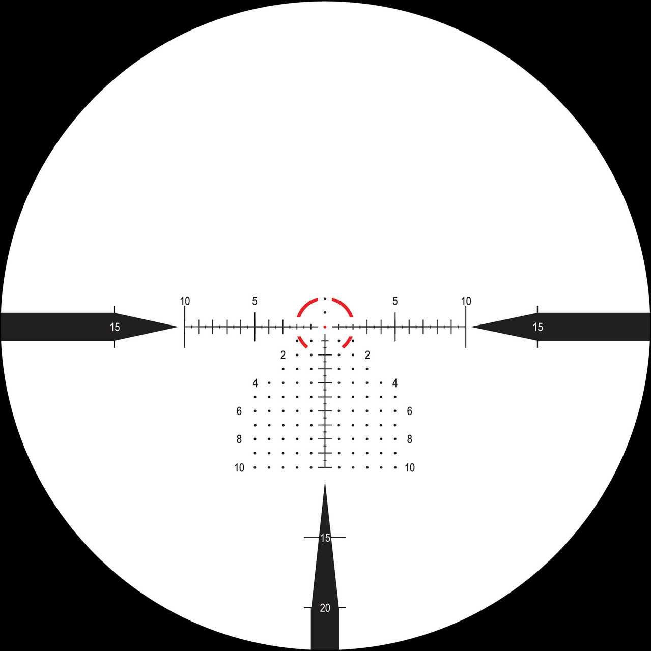 Прицiл Nightforce 1-8x24 FFP 0.1Mil, сітка FC-DMX