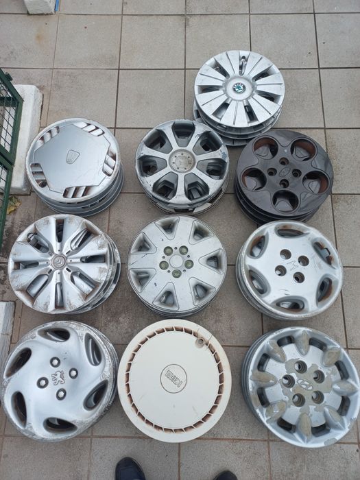 Jogo de 4x tampoes 14 calotas peugeot opel fiat hyundai seat ford citr