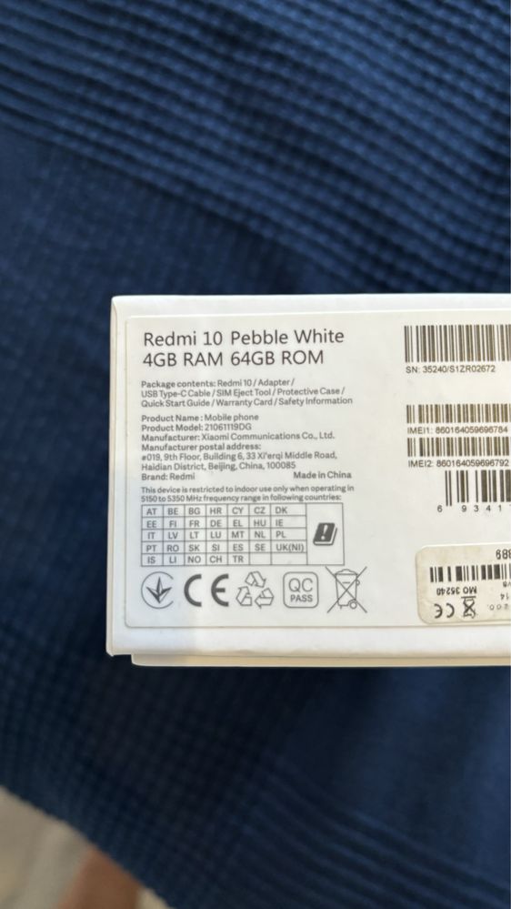 Telefon Redmi 10 64Gb White