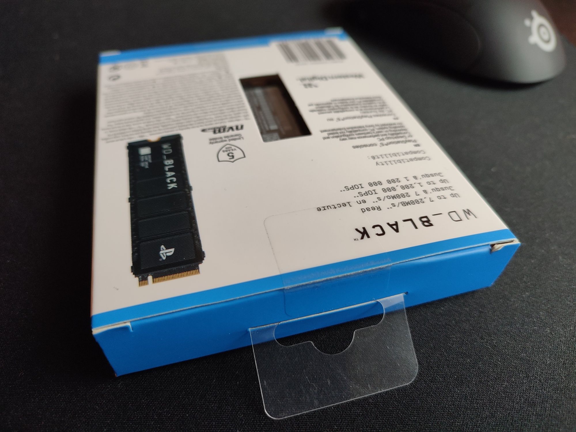 WD BLACK SN850P 8TB + heatsink. For PlayStation 5. SSD m.2 NVMe PCIe.