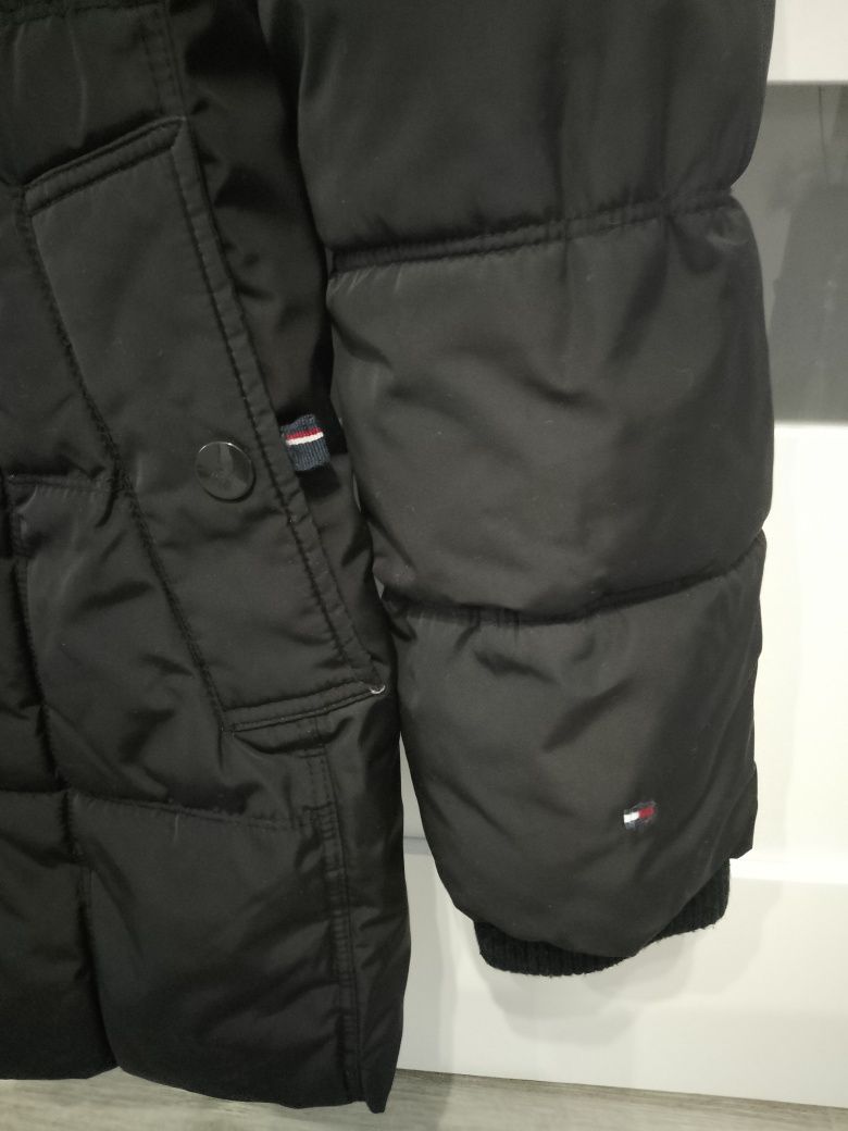 Kurtka Tommy Hilfiger czarna damska rozmiar L