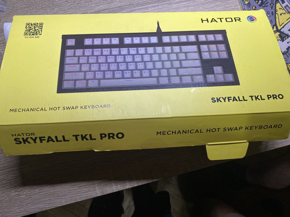 Клавіатура HATOR SKYFALL TKL PRO б/у стан ідеальний