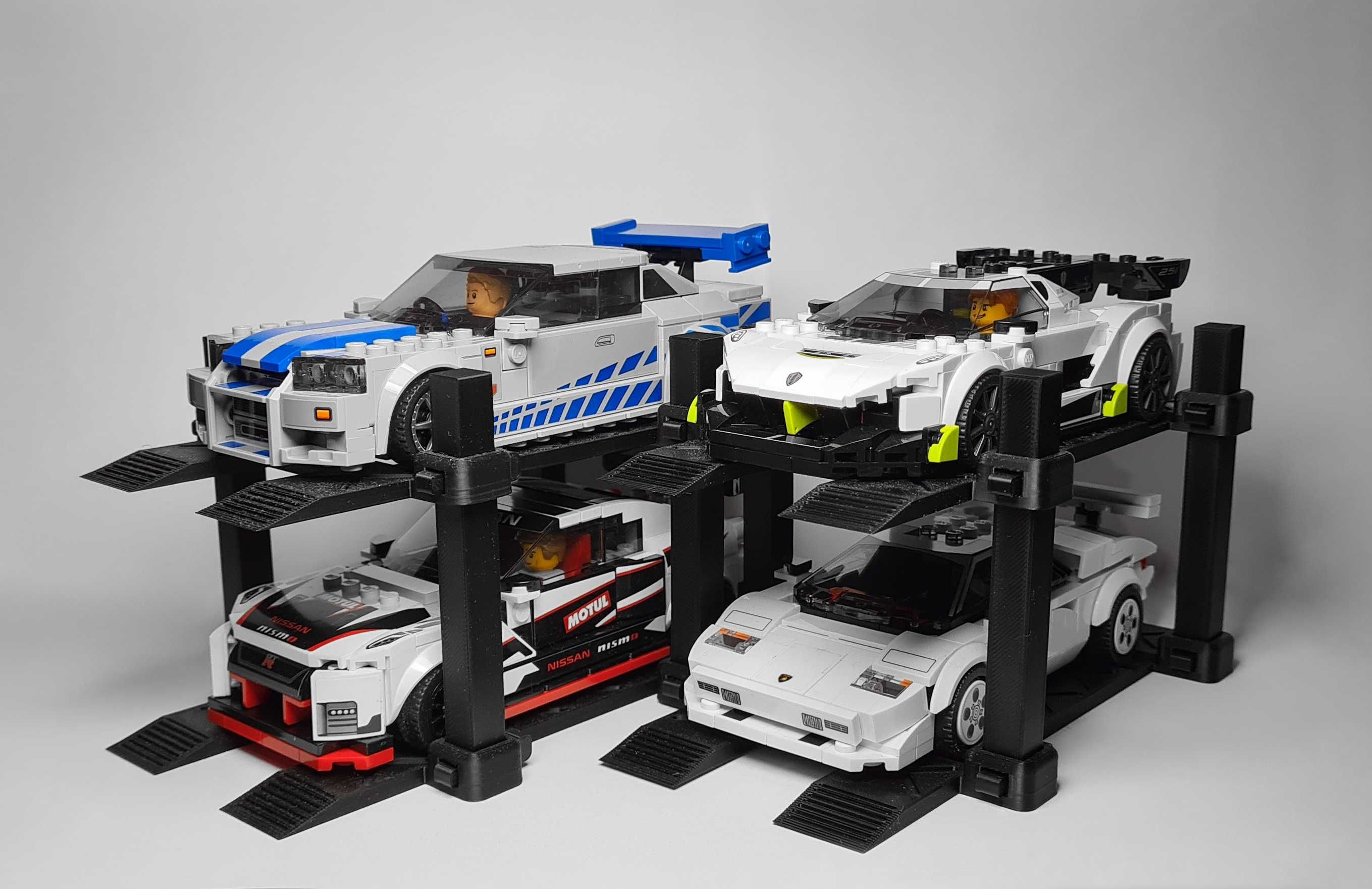 Lego Speed Champions winda na samochody (Lego car lift)