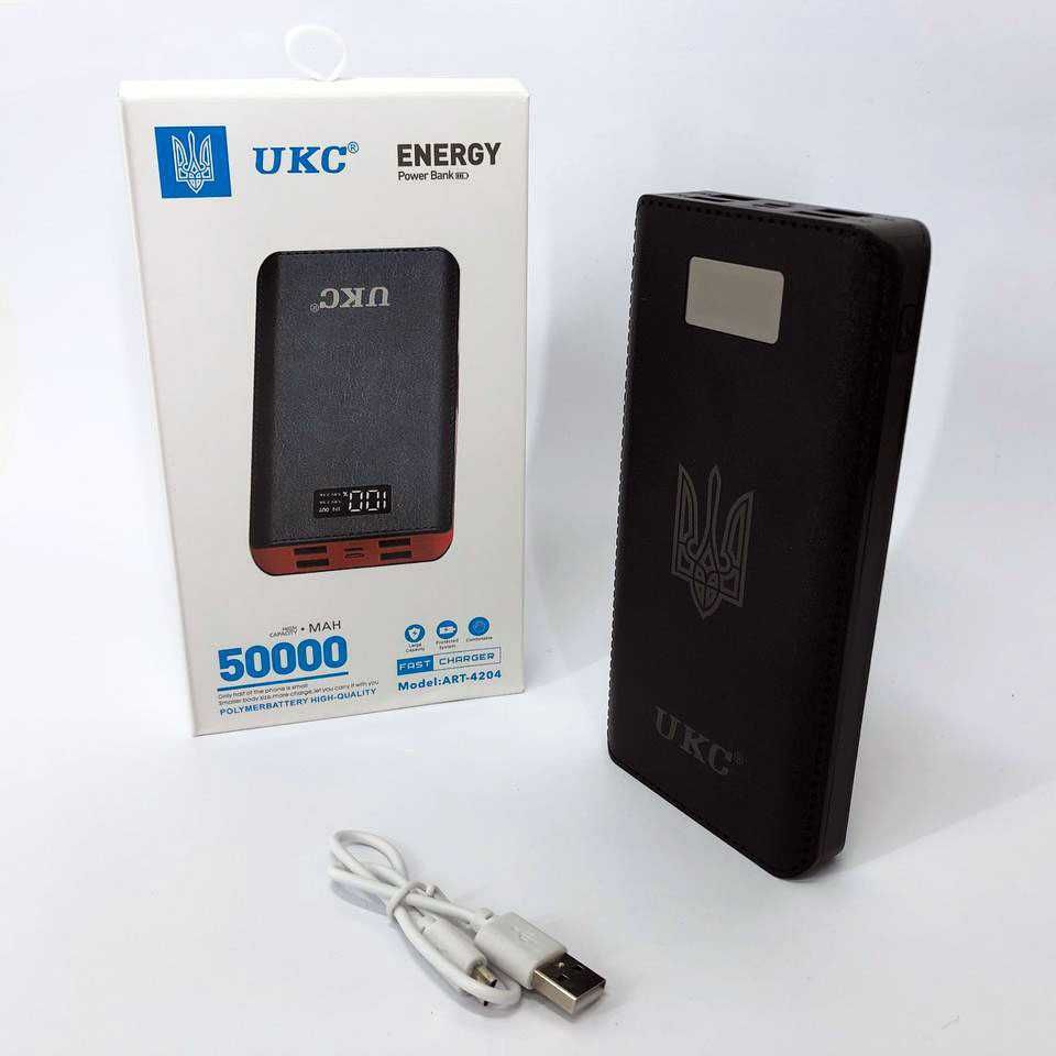 Акумулятор портативний павербанк POWER BANK UKC  50000mah