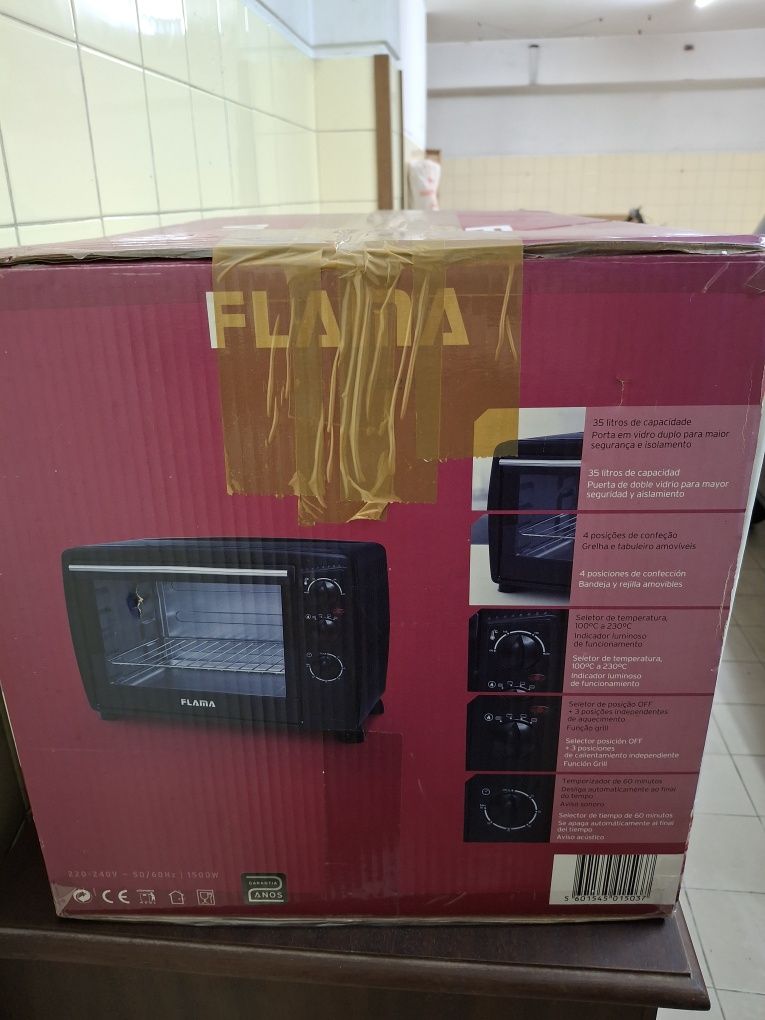 Mini forno elétrico Flama 35lt
