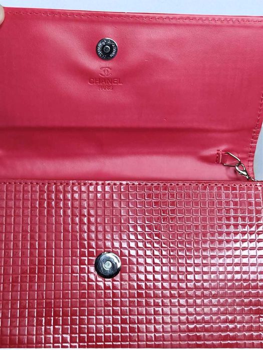Ефектний клатч гаманець на ланцюжку у стилі Chanel