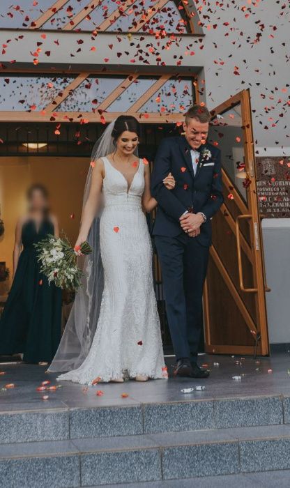 suknia ślubna rozmiar XS/S Soul/Lumene z salonu Afrodyta plus GRATISY!